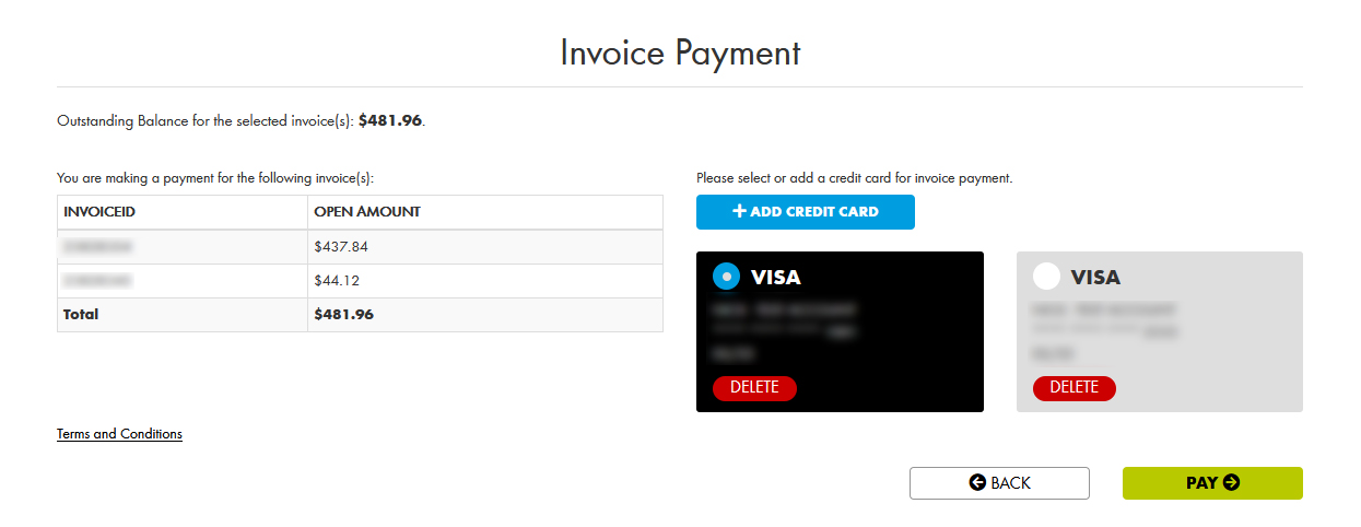 Invoice payment